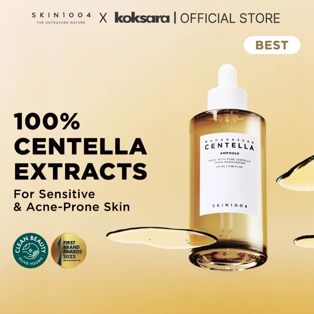 Ampola SKIN1004 Madagascar Centella em diferentes tamanhos